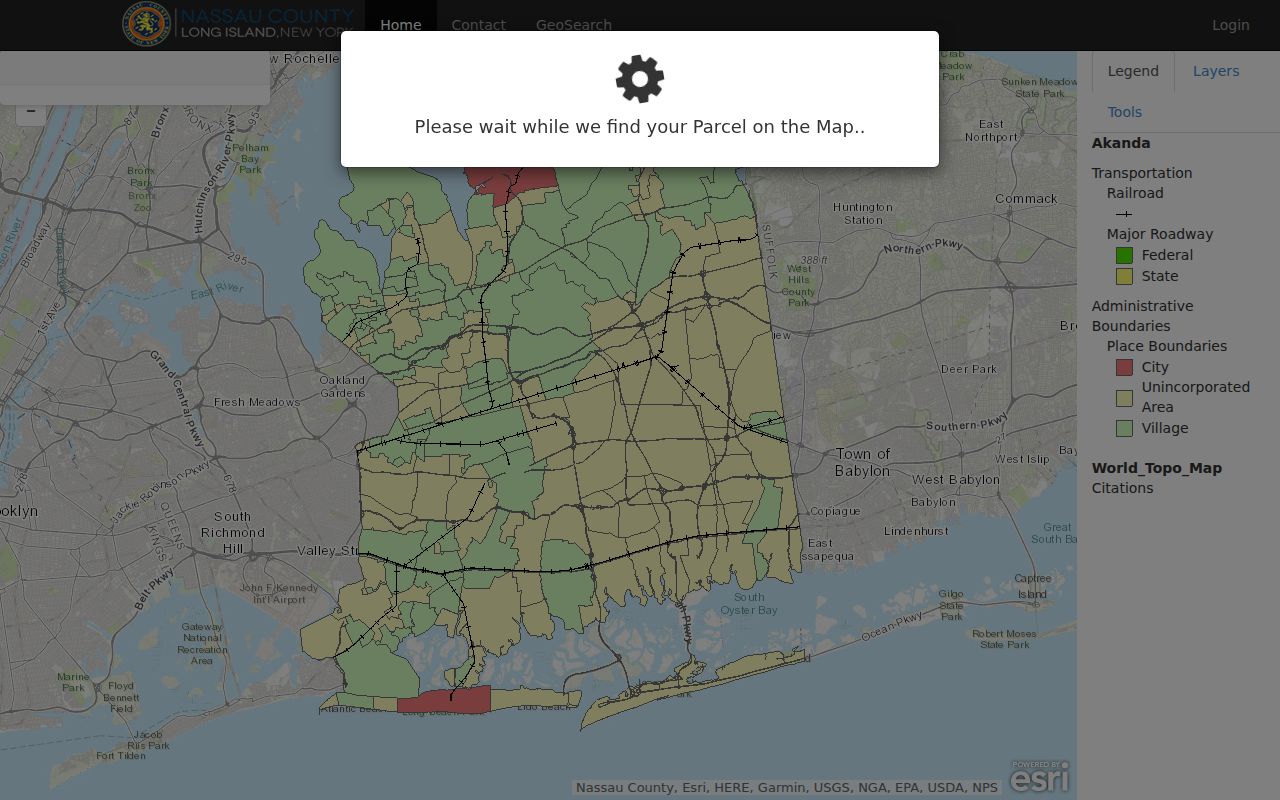 North Hempstead street directory Nassau LRV parcel map and layers